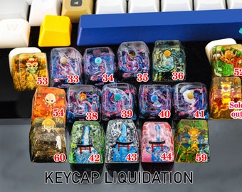 Only 12 USD for 1u Resin keycap liquidation, Liquidate keycap 1u, keycap  1u liquidation, Custom Keycap, Artisan Keycap, Gift