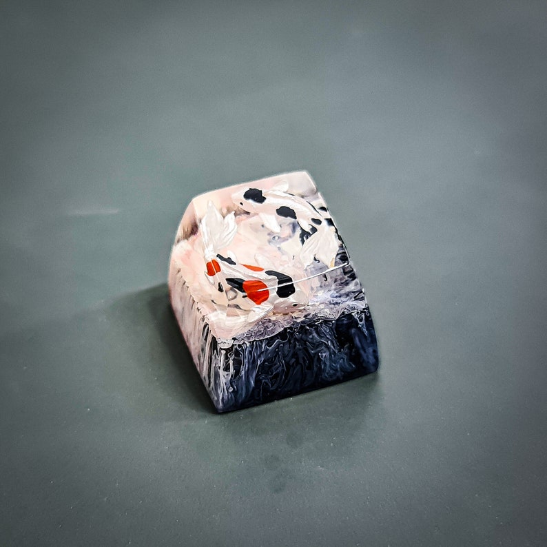 Koi Keycap, Koi Fish Keycap, Custom Keycap, Artisan Keycap, Cherry Mx ...