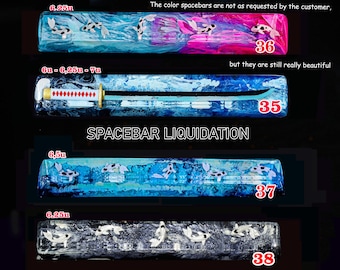Only 32 USD- 43 USD for Spacebar CLEARANCE, clearance spacebar, Custom Spacebar Keycap, Custom Keycap, Artisan Keycap, Gift