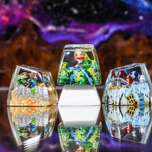 Gaming keycap, Artisan keycap, Anime artisan Keycaps, Custom keycap, Artisan keycap, gift for him