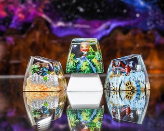 Gaming keycap, Artisan keycap, Anime artisan Keycaps, Custom keycap, Artisan keycap, gift for him