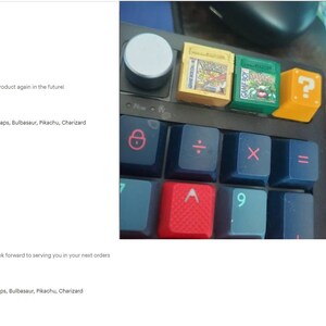 Gameboy keycap, Custom Gameboy Cartridge Keycaps,Custom keycap, father's Day gifts