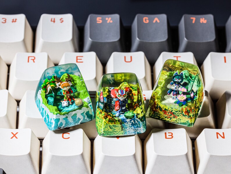 Game Keycap, Artisan Keycap, Custom Keycap,anime Artisan Keycaps ...