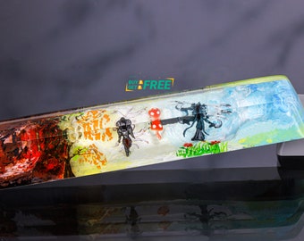 Artisan keycap, anime spacebar, Custom Resin Spacebar Keycap, Custom spacebar , SA spacebar keycap, Gift
