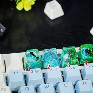 Turtle Keycap Hammerhead Shark Keycap, Sea Turtle Keycap, Whale Shark, Koi Fish Resin ...
