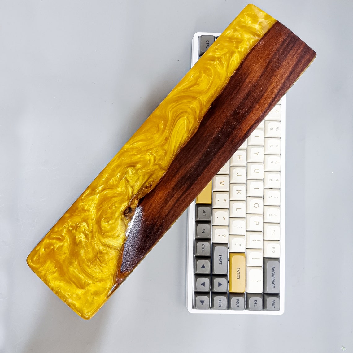 Resin and Wood Wrist Rest Resin Wrist Rest Keyboard Wrist Etsy