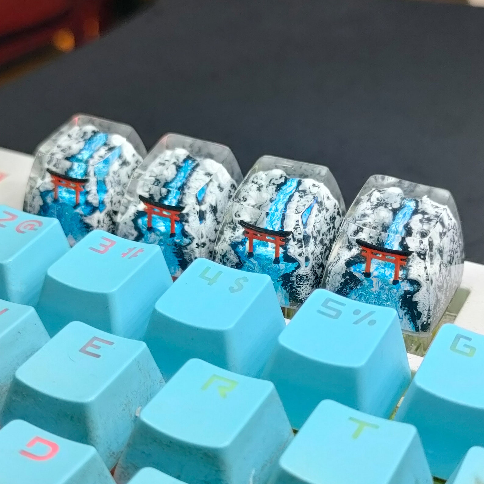 Torii Gate Keycap Sun Goddess Shrine Keycap Custom Keycap - Etsy