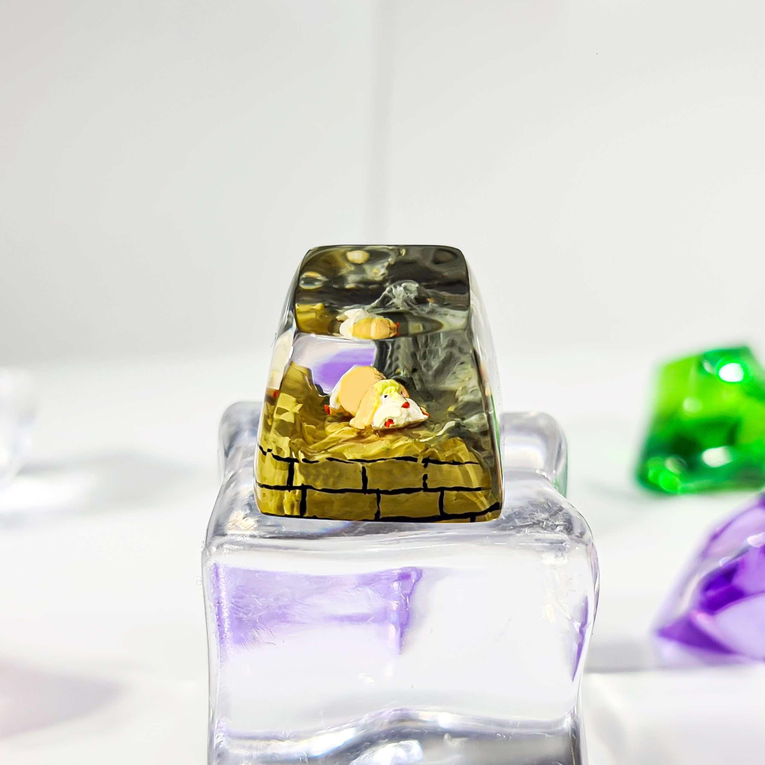 Dog Keycap,esc Resin Keycap, Resin Handmade Keycap, Anime Character ...