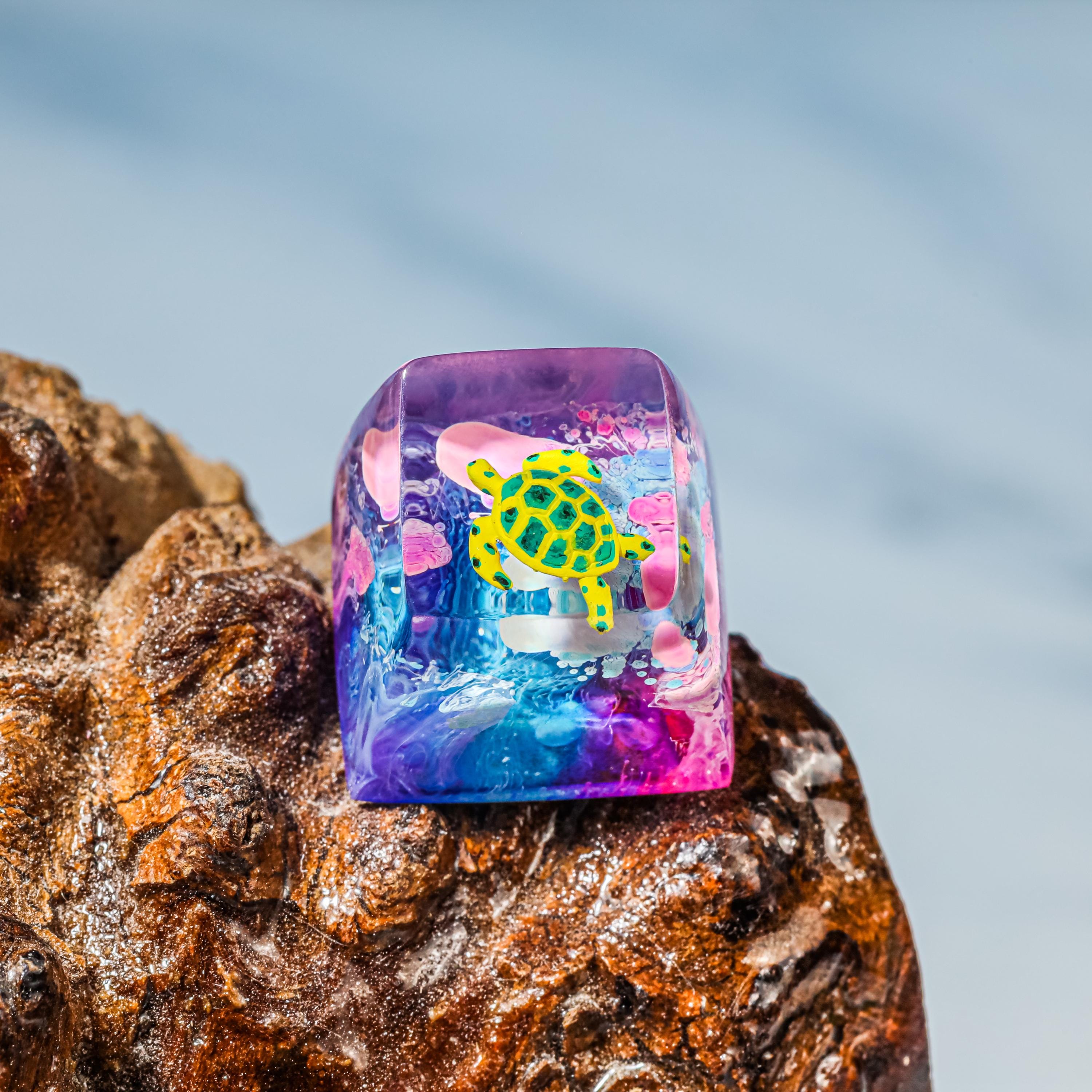Turtle Keycap Sea Turtle Keycap, Custom Keycap, Artisan Keycap, Cherry Mx Keycaps ...