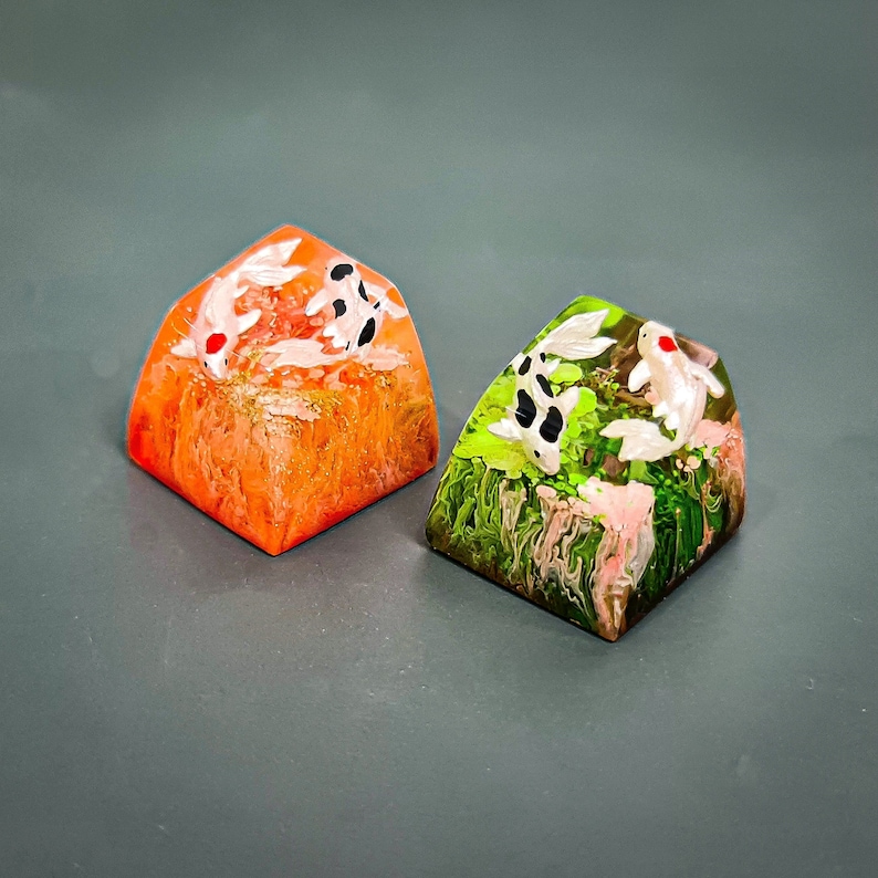 Koi Keycap Koi Fish Keycap Custom Keycap Artisan Keycap - Etsy