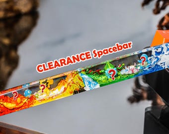 CLEARANCE Spacebar Keycap, Artisan Keycap, Custom P0k.em.on Keycaps, Anime Keycap, Keyboard, Custom Spacebar Keycap, Handmade keycap, gift