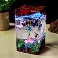Li.nk Zel.da Resin Lamp, Link Ze.ld.a and Master Sword Resin Table lamp Anime Lamps, custom resin night light Christmas Gift for him game pc product logo