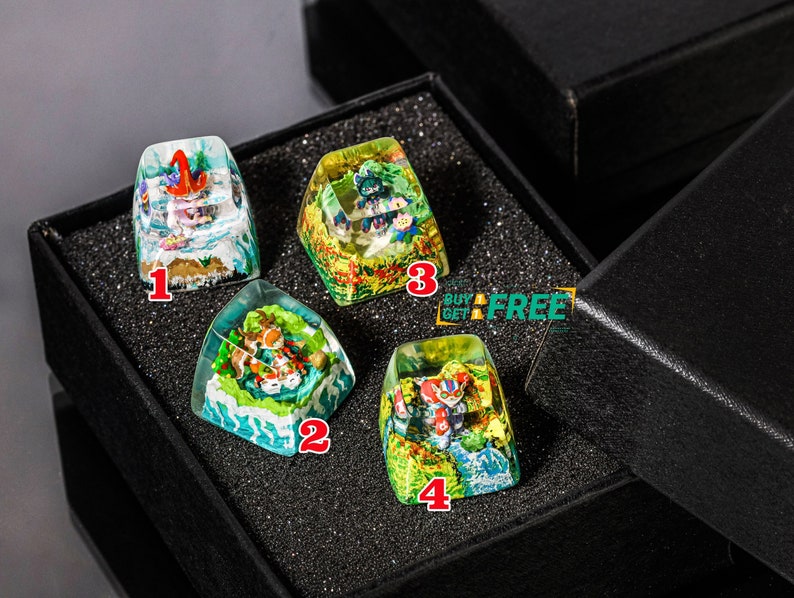 Game Keycap, Artisan Keycap, Custom Keycap,anime Artisan Keycaps ...