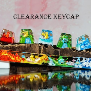 Anime keycap, Custom keycap, Custom spacebar keycap, Character Custom Keycap, Artisan keycap, Cherry mx keycaps, Resin Keycap set, Gift