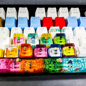 Valorant Keycap, Valorant spacebar, Custom spacebar, Custom Keycap, Resin Artisan Keycap Handmade, Gift