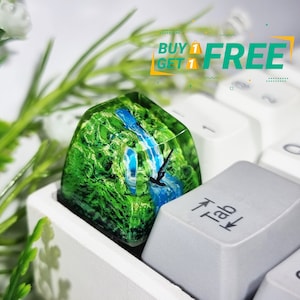 Sword moutain keycap for cherry MX keyboard, Custom Keycap, SA profile keycap, Resin Artisan Keycap Handmade, Gift ideas