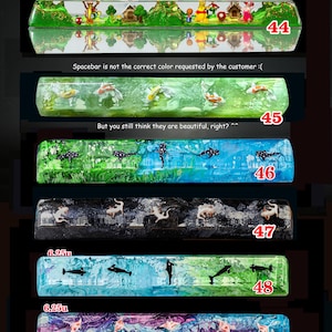 Nur 32 USD - 43 USD für Leertaste, Abstandstaste, benutzerdefinierte Tastenkappe, benutzerdefinierte Tastenkappe, Artisan Keycap, Geschenk