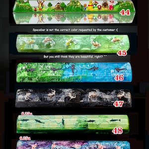 Only 32 USD- 43 USD for Spacebar CLEARANCE, clearance spacebar, Custom Spacebar Keycap, Custom Keycap, Artisan Keycap, Gift