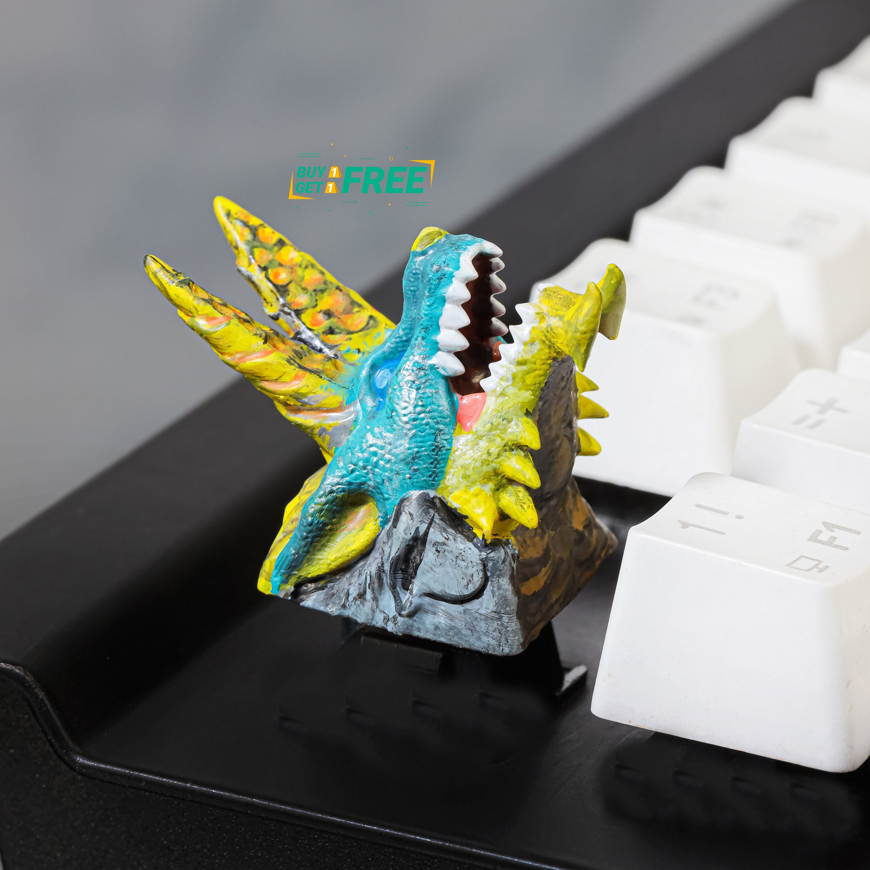STL file Beast Titan - Keycap 3D for mechanical keyboard -ATTACK