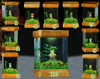 Anime-lampdecoratie, aangepaste anime-nachtlamp, epoxyharslamp, handgemaakte hars en houtlamp, aangepast nachtlampje, handgemaakt cadeau