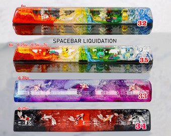 Only 15 USD - 29 USD Spacebar liquidation, Liquidate the spacebar,  Custom Keycap, Artisan Keycap, father's Day gifts, dad gift