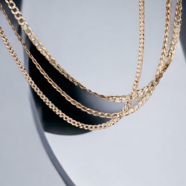 14k Cuban Link Chain - Etsy