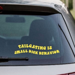 Tailgating Vinyl Decal, Funny Car Decal, Car Window Decal Sticker, Trendy Car Decal, Cute Decal, Car Decals For Women, Window Decal Momlife