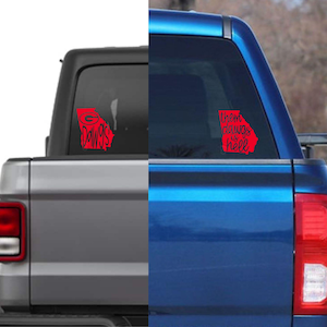 GA Bulldogs Car decal, Georgia Bulldogs Sticker, Go Dawgs Merch, Them Dawgs is Hell, UGA Nation, University of Georgia, Sic Em Dawgs