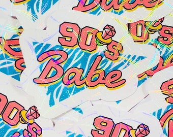 90s Babe Sticker, Ring Pop Sticker, 90s Nostalgia Sticker, 90s Candy Throwback Sticker, Millennial Sticker