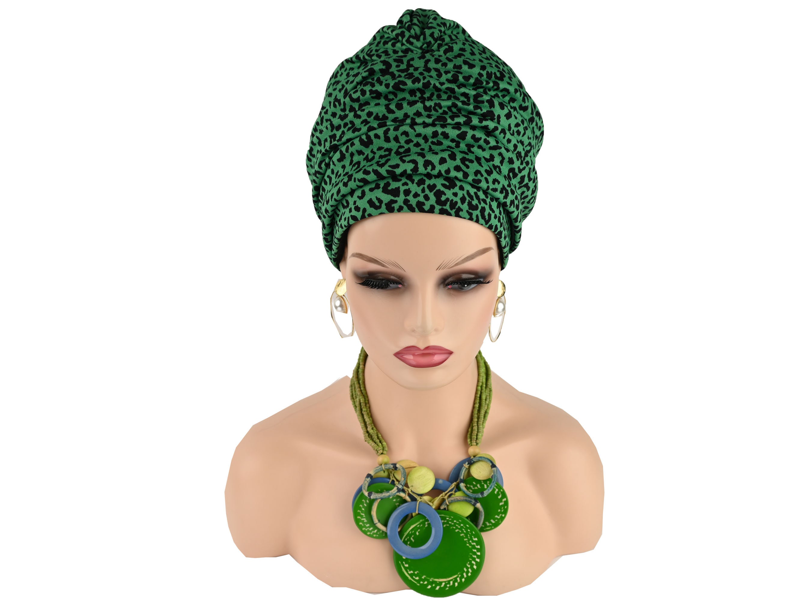 tied turban