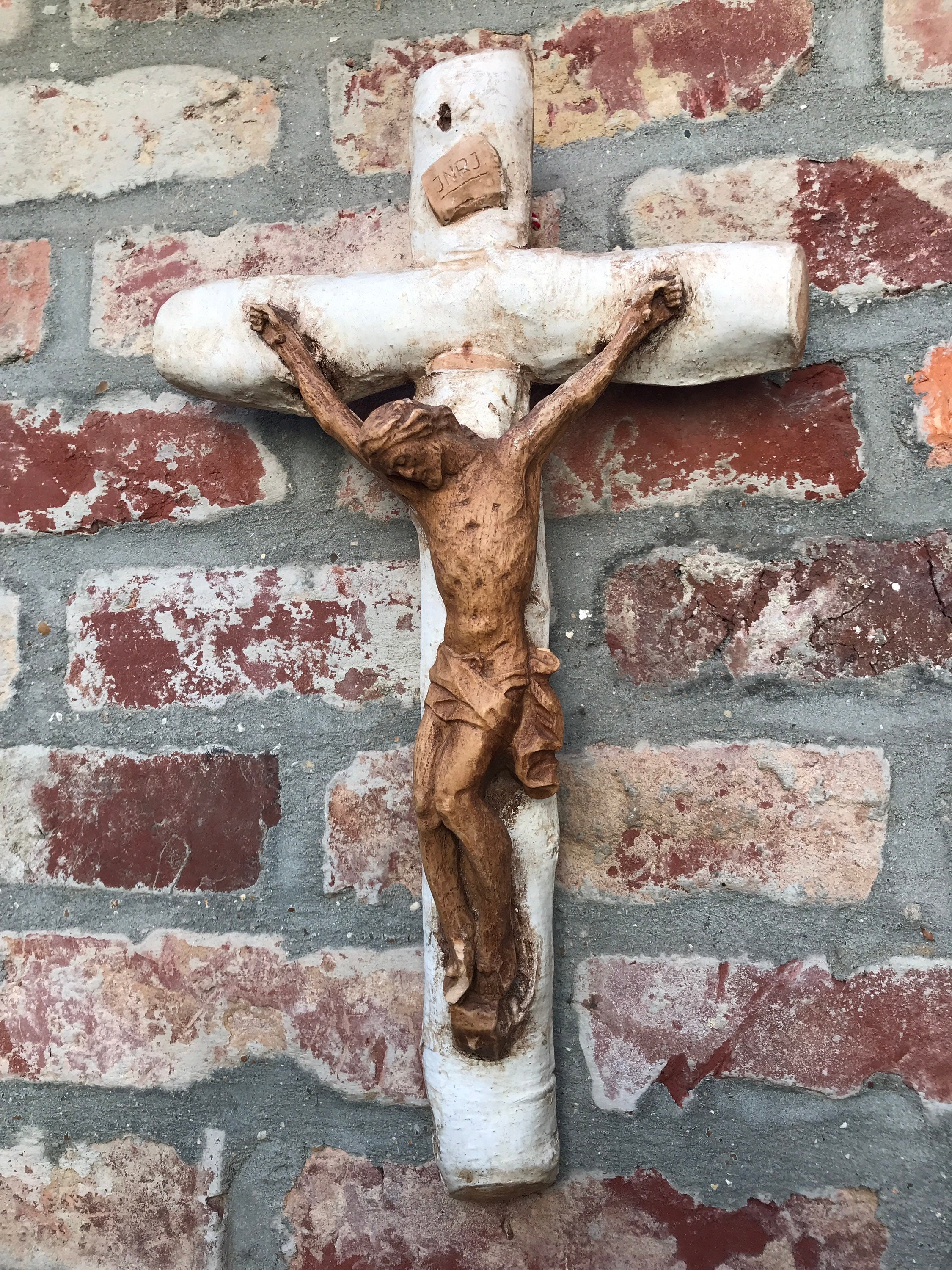 Christ sur La Croix en Plâtre, Vers 1950