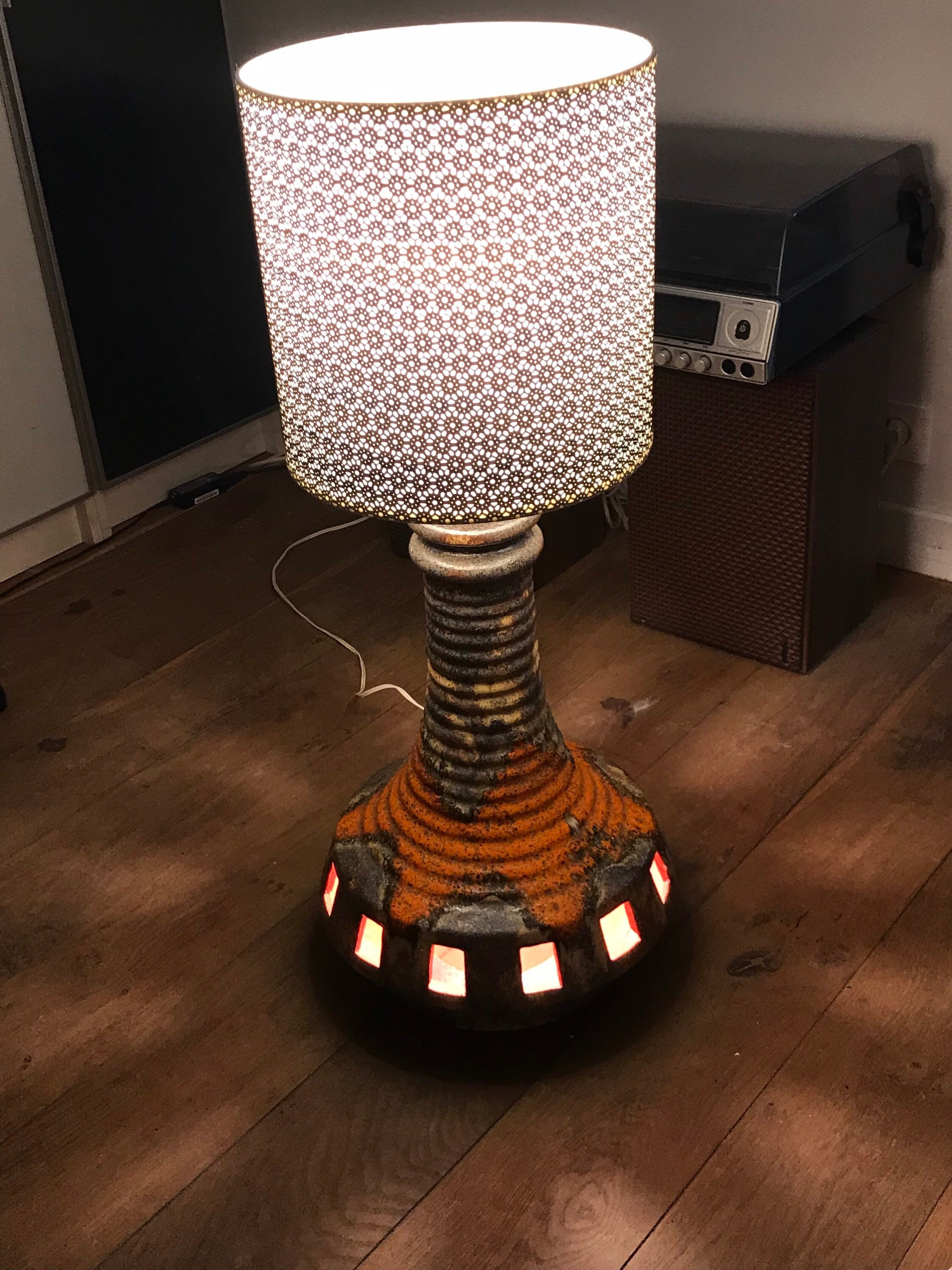 Lampe Fat Lava, Double Éclairage, Circa 1970