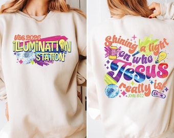 Illumination Station VBS 2026 Sweatshirt: Vacation Bible School Crewneck