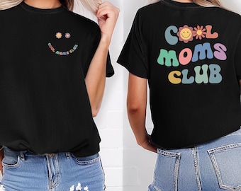 Comfort Colors Cool Moms Club T-Shirt, Funny Mom Outfit