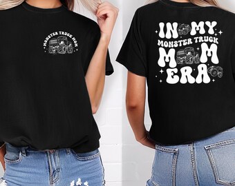 Comfort Colors Monster Truck Mama Shirt: Vintage Style Mom Tee