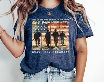 Camiseta con la bandera patriótica estadounidense: Día de los Caídos, Día de la Independencia