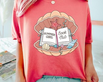 Comfort Colors Bookish Summer Shirt: Gift for Book Lovers
