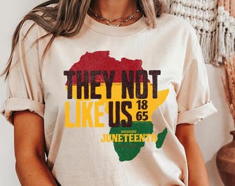 They Not Like Us Juneteeth Black History Month Shirt, They Not like Us, Juneteenth Shirt, African American Shirt, Black Pride Shirt