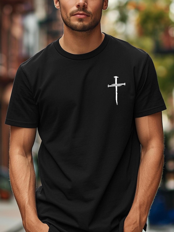 Faith Cross Shirt: Christian Graphic Tee, Religious Gift