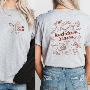 Custom Touchdown Season Football Mom Shirt: Game Day Tee