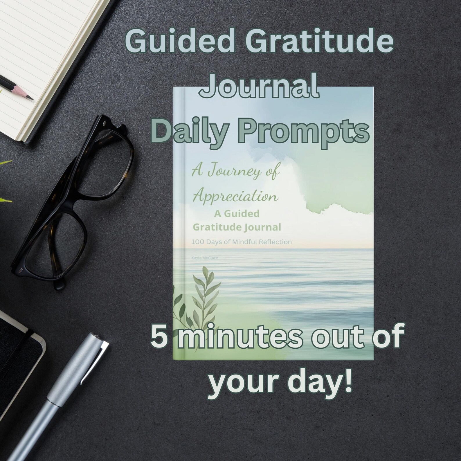 100 Day Guided Gratitude Journal for Women Daily Prompts Inspirational ...