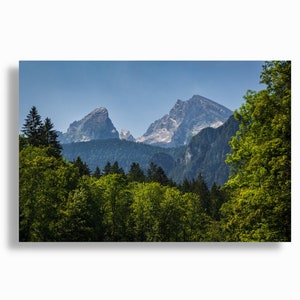 leinwand Alpen