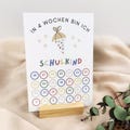 Countdown to school enrollment, scratch-off calendar for starting school, preschooler gift idea for school child, anticipation gift for starting school, day to day card