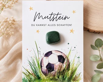Courage stone school enrollment boy football, schoolchild encouragement gift start of school, filling school cone lucky charm start of school lucky stone exam