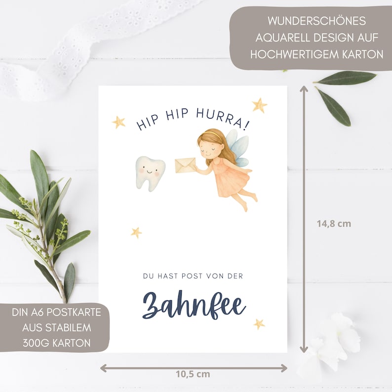 Geschenk von Zahnfee Post Wackelzahn Münze Zahnfee Brief Zahnlücke personalisierbares Geschenk Zahnfee Junge Belohnung Tooth Fairy Idee
