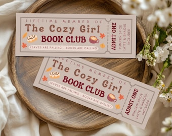 Bookmark Cozy Girl Book Club autumnal Booktok gift idea bookworm Book Girlie Bookish Merch Pumpkin Spice Bookmark Cozy Romance