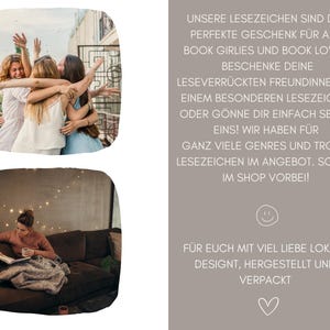Lesezeichen Slow Burn Romance Book Club Trope Geschenk Book Lover Booktok Romantasy Romance Girl Bücherwurm Geschenkidee Romance Bookmark