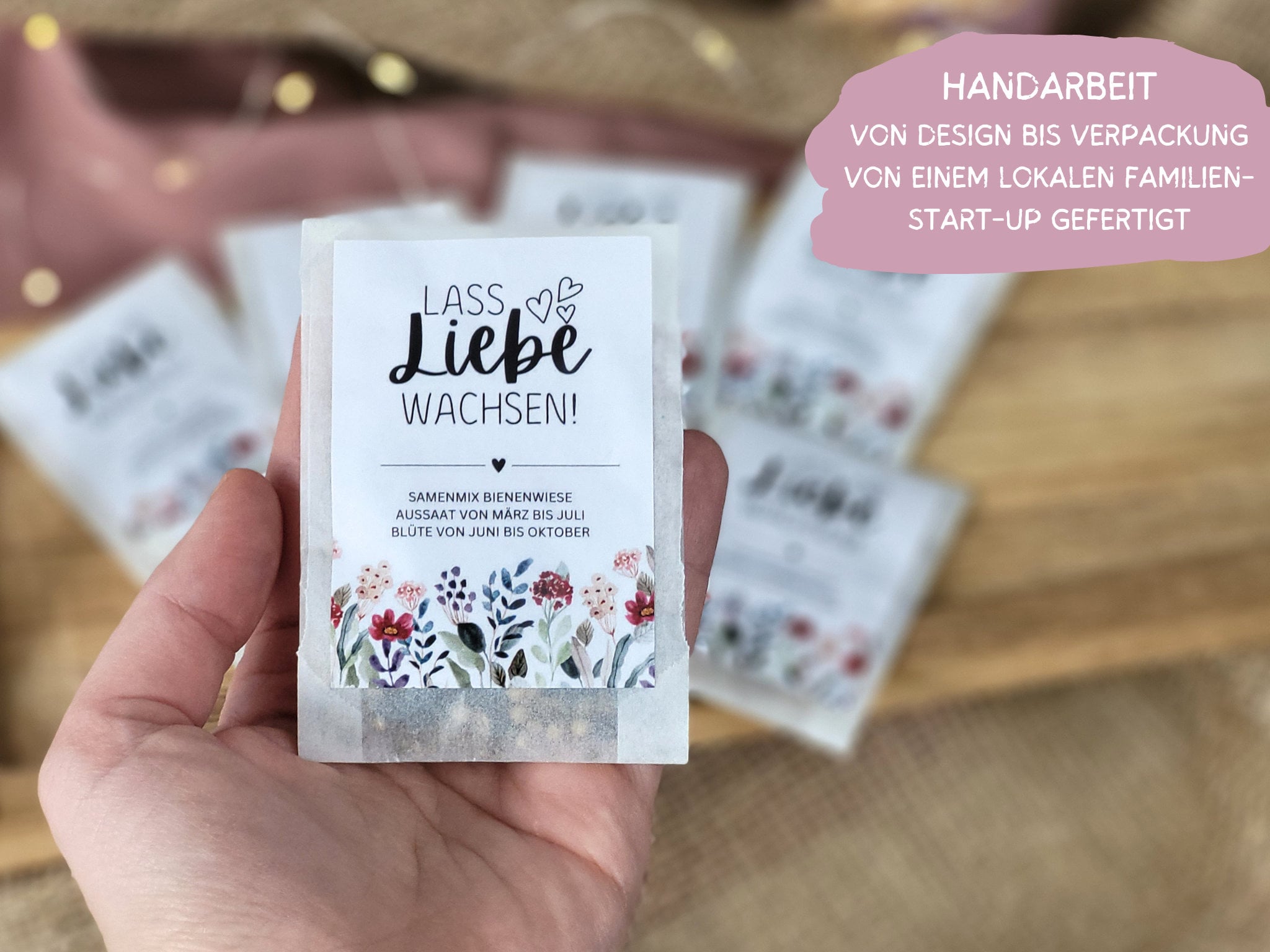 Hochzeit Gastgeschenk Blumensamen, Gastgeschenk Hochzeit Samen