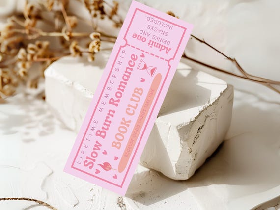 Lesezeichen Slow Burn Romance Book Club Trope Geschenk Book Lover Booktok Romantasy Romance Girl Bücherwurm Geschenkidee Romance Bookmark