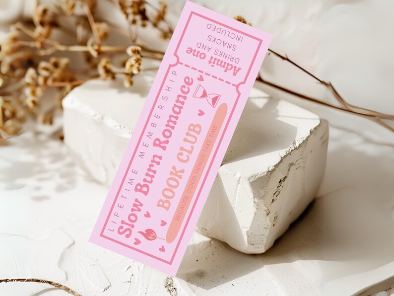 Lesezeichen Slow Burn Romance Book Club Trope Geschenk Book Lover Booktok Romantasy Romance Girl Bücherwurm Geschenkidee Romance Bookmark